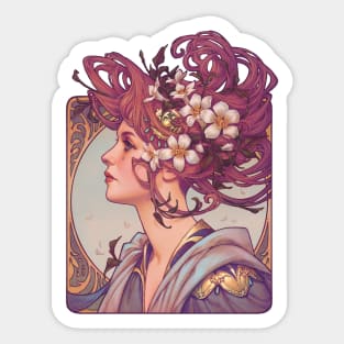 Princesse des Fleurs Sticker